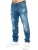 Enzo | Heren Gescheurde Denim Jeans