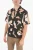 Kort mouwen BURNING MAN Camp Collar Shirt in Zwart