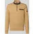 Bugatti Sweatshirt met opstaande kraag en ritssluiting