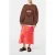 Scotch & Soda Fringed Heart Oversized Fit Sweatshirt Cold Brew