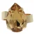 Otazu gold plated ring Classic Drop Topaz
