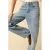 Sissy-Boy barrel jeans met riemlussen – mediumblauw