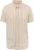 KnowledgeCotton Apparel Overhemd Streep Beige