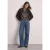 Shirt met 3/4-mouwen, ronde hals en patroon