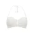 Annadiva Swim voorgevormde strapless bandeau bikinitop Tide Line ecru
