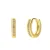 Lucardi Oorbellen  goud / transparant