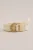 WE Fashion – Meisjes riem met rotan met embroideries – Regular fit – Beige –