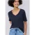 Street One Dames Basic Shirt in Blauw