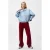 Catwalk Junkie wide leg regular waist broek rood