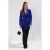 TRENDYOLMİLLA Dames Donkerblauw Effen Lang Regular fit Blazers