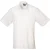 Premier Heren Korte Mouw Formele Poplin Gewoon Werk Shirt (Wit)