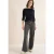 Cecil Dames Geribd shirt in Blauw