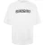 Off White Heren T-shirt met skate-print (Wit, Zwart)