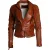 Dsquared2, leren jas in cognac