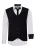 Shirt with vest and tie set of 3