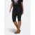 ONLY CARMAKOMA slim regular waist capri zwart