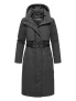 Navahoo dames winterparka WALDBUMMLER – weerbestendig & stijlvol met tailleceintuur