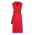 Mouwloze Empire Line-jurk in rood