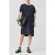 Closed Gathered Dress Dark Night