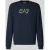 EA7 Emporio Armani Sweatshirt met logo en ronde hals