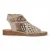 Blowfish Malibu Dames Golden Beige Weave Micro Wedge Sandals – Anuella