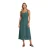 Vierkante Hals Jurk Dames Haris Cotton