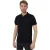 Threadbare Heren Regular Rolled Korte Mouwen Polo Shirt (Zwart)