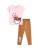 Denokids Set ‘CFF-26Y1-147’  bruin / rosa