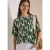 Cecil Dames Blouse met korte mouwen, ronde hals en print in Wit