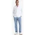 No Label Montreal Cotton-linen Stretch Denim Blue