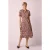 Olive Paradis jurk in chili rood