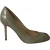 Sergio Rossi Peep-Toe High Heel Pumps in Saliegroen Leer