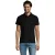 SOLS Heren Prescott Jersey Poloshirt (Diep zwart)