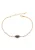 faina Armband  rose-goud / zwart / transparant