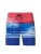 KOROSHI Zwemshorts  blauw / navy / bloedrood / wit