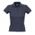 SOLS Vrouwen/dames Mensen Pique Korte Mouw Katoenen Poloshirt (Marine)
