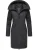 Ragwear Wintermantel ‘Jumana’  zwart / zwart gemêleerd