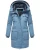 NAVAHOO Winterparka ‘Eissturm 14’  duifblauw / zwart