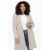 ONLY CARMAKOMA gemêleerde coat CARCARRIE ecru