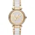 Michael Kors Parker MK6313 Witte Wijzerplaat 39mm Dames Gouden & Witte Horloge
