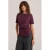 WE Fashion asymetrische top – donkerpaars