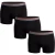 Pakket van 3 herenboxers van katoen in kleuren D306XP