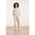 Smashed Lemon Rechte pantalon van faux leather |