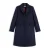 Tommy Hilfiger wollen wintermantel – donkerblauw