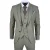 Heren Sage Tailor Fit 3-delig Linnen Zomer Trouwsuit