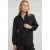 River Woods Black Taffeta Blouse Long Sleeves