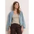 Basic top met hartvormige halslijn