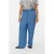 VERO MODA CURVE wide leg regular waist broek medium blue denim