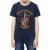 Harry Potter Jongens Gryffindor Katoenen T-Shirt (Marineblauw)