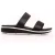 Péché Originel Zwarte Textiel Vrouwen Sandalen